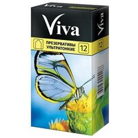 Презервативы ультратонкие Viva/Вива 12шт