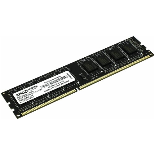 Модуль оперативной памяти AMD DDR3 4Gb 1600MHz, R534G1601U1S-UO