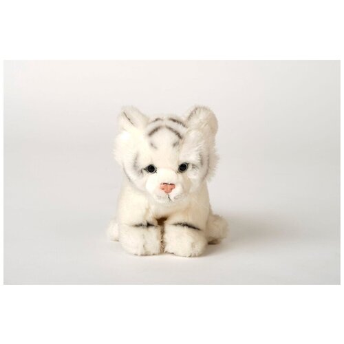 Игрушка мягконабивная LEOSCO Дикие кошки Тигрёнок белый 23 см игрушка мягконабивная leosco дельфинчик серый 23 см