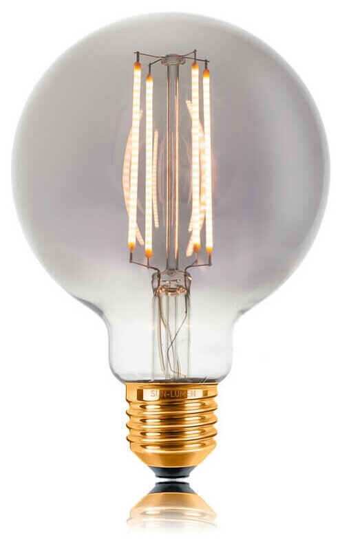 Ретро лампа светодиодная G95 LED 4W, E27, дымчатая, 057-325 Sun Lumen