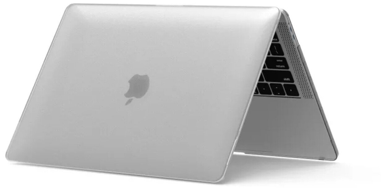 Чехол накладка пластиковая для MacBook Pro 15.4 2016-2019, Прозрачный матовый Model A1707, A1990