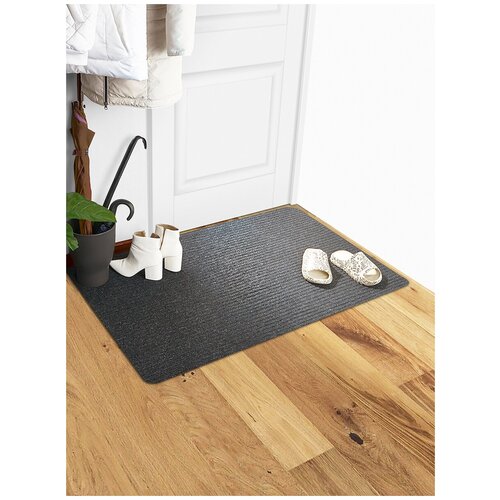 Коврик придверный грязезащитный влаговпитывающий Raffinage 80х120 Серый
