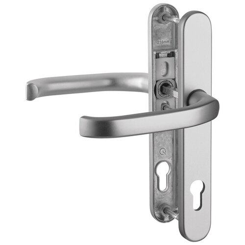 Нажимной гарнитур qreenteQ DG58.AL.SS (F1, матовый хром), м/о 92 мм, без штифта и крепления, PZ