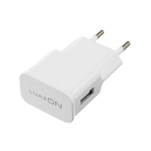 Сетевое зарядное устройство LuazON LN-100AC, 1 USB, 1 A, микс