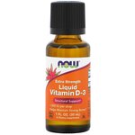 Liquid Vitamin D-3 1000 IU (жидкий витамин D3) 30 мл (Now Foods) - изображение