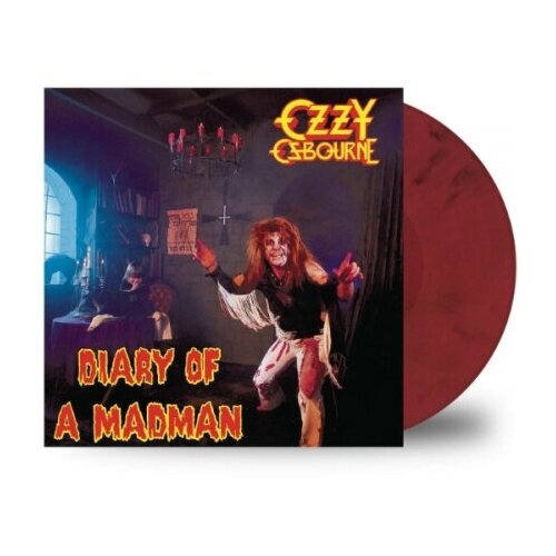 OSBOURNE, OZZY Diary Of A Madman (40th Аnniversary), LP (Limited Edition, Marbled Red Black Swirl Vinyl)