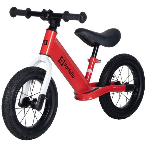 Детский беговел с надувными колесами Farfello BSS-3, красный детский беговел с надувными колесами small rider nitro air красный airrednitro