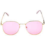 Солнцезащитные очки Мастер К., круглые, оправа: металл, градиентные, для женщин - изображение