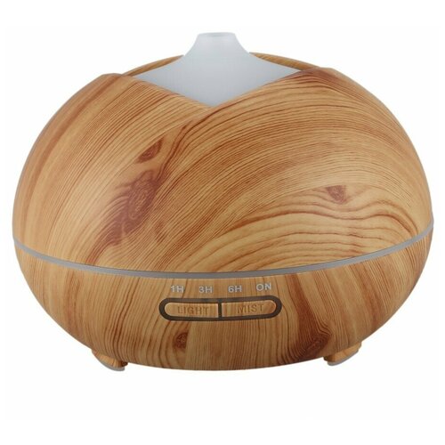 Увлажнитель воздуха аромадиффузор 400 мл с подсветкой светлое дерево 203900₽