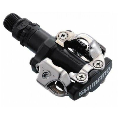 фото Педали контактные shimano pd-m520 кованые, резьба 9/16", легкосплавные, черные