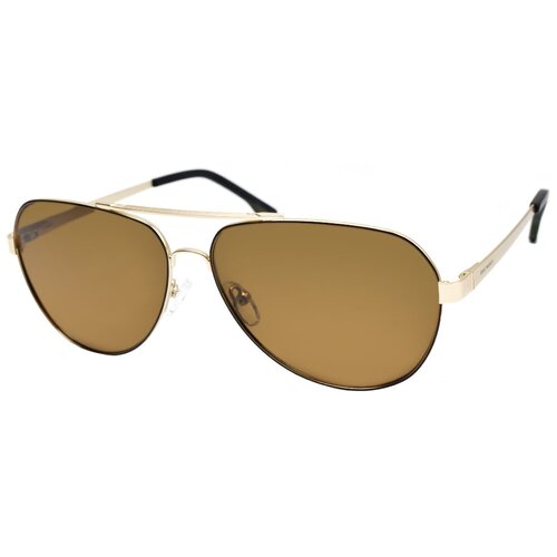 фото Солнцезащитные очки enni marco, авиаторы, оправа: металл, для мужчин, золотой