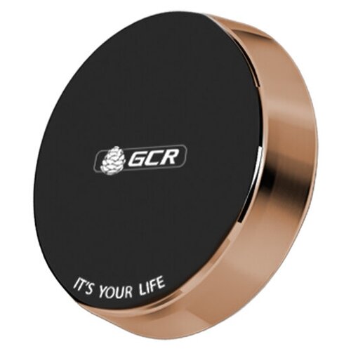 GCR Комплект держатель магнитный для ванной комнаты + пластина, GOLD