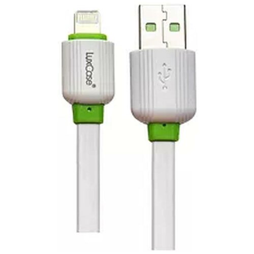 Кабель LuxCase USB - Lightning 1м 2A PVC (QY-PFA) White кабель luxcase usb micro usb 1m 2a pvc qy pfm black