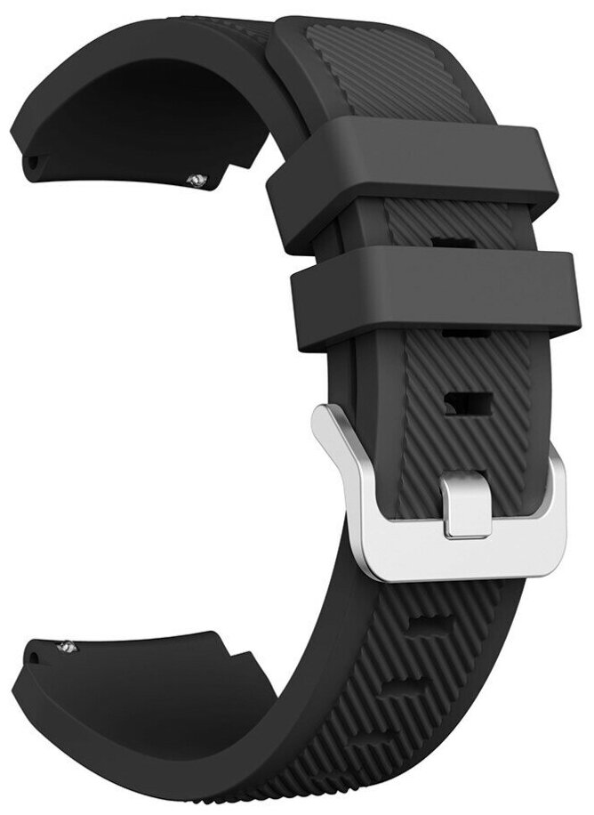 Силиконовый ремешок 22 мм для Huawei Watch GT - черный