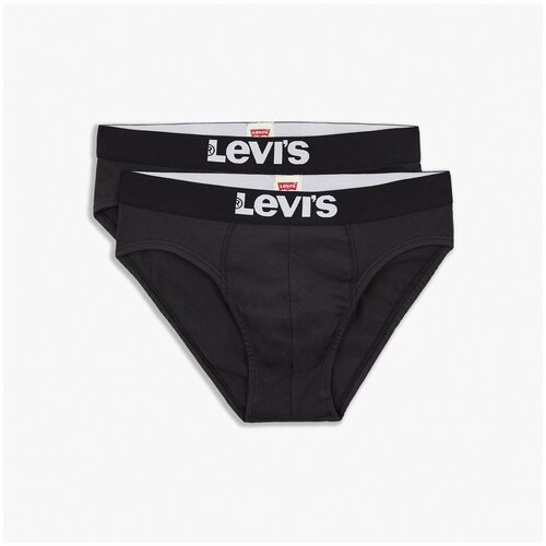 Трусы LEVIS MEN SOLID BASIC BRIEF 2P Мужчины 37149-0199 S