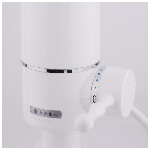 Водонагреватель проточный электрический с краном с двумя режимами быстрый нагрев белый 189000₽