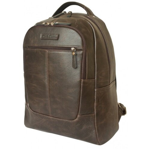 фото Кожаный рюкзак carlo gattini coltaro 3070-04 темно-коричневый brown