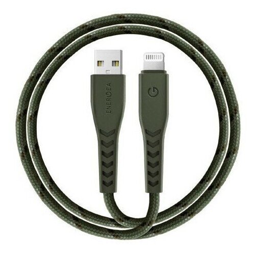 EnergEA Кабель NyloFlex USB-A to Lightning MFI C89 Green 1.5m кабель energea nyloflex usb to lightning с89 rhodium 1 5 м red [cbl nf red150]