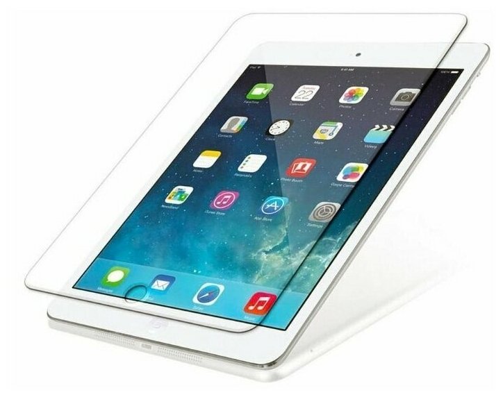 Защитное стекло Buyoo 2.5D для Apple iPad Air 1 / Air 2 / Айпад Аир 1 / Эйр 2 (без рамки, плоское)