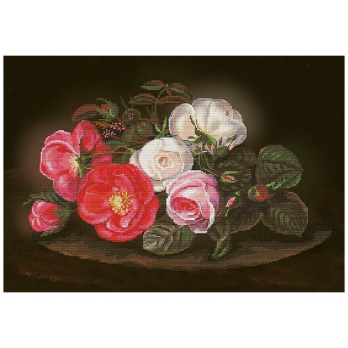 Набор для вышивания Симфония роз, 28x41,3 см, Нова Слобода набор для вышивания аромат букета роз 1 набор