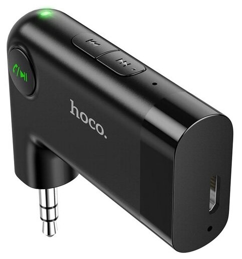 Аудио адаптер AUX Bluetooth ресивер приём/передача Hoco E53 до 10 метров питание от USB