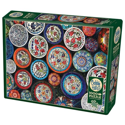 Пазл Cobble Hill 1000 деталей: Расписные тарелки