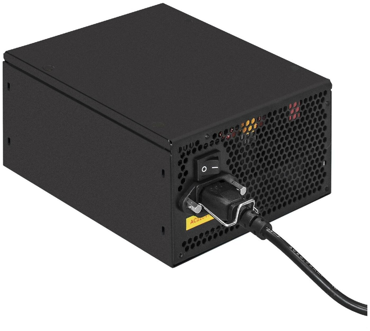 Блок питания EXEGATE 80 PLUS 550PPH-LT-S-OEM ATX APFC КПД 82 80 PLUSSC 12cm fan 24pin 44pin PCIe 5xSATA 3xIDE black кабель