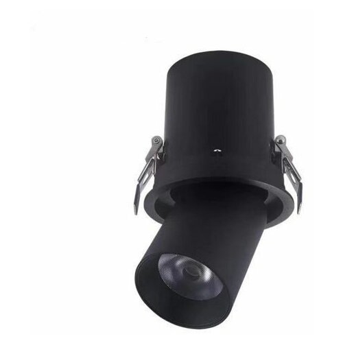 Светильник светодиодный встраиваемый COLT 12W 4000К 36° | SPOT поворотно-выдвижной | BLACK Ø98mm