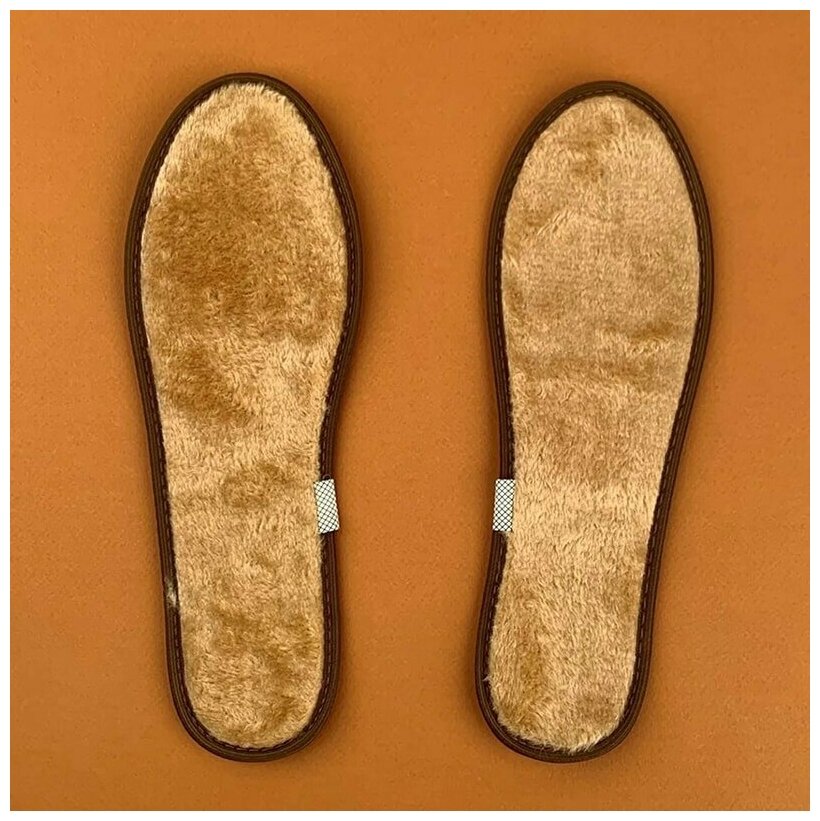 Стельки для обуви утепленные зимние с мехом Insoles Health, размер 42 - фотография № 3