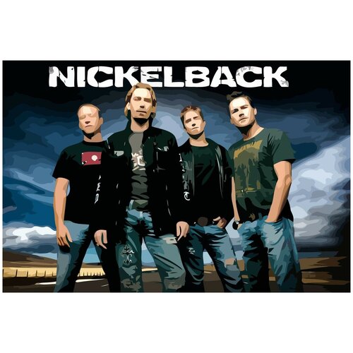 Картина по номерам на холсте Nickelback - 292