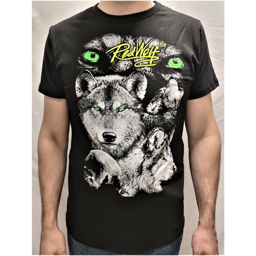 фото Футболка мужская световозвращающая red wolf от викушки