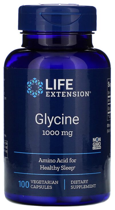 Life Extension Glycine (Глицин) 1000 мг 100 капсул