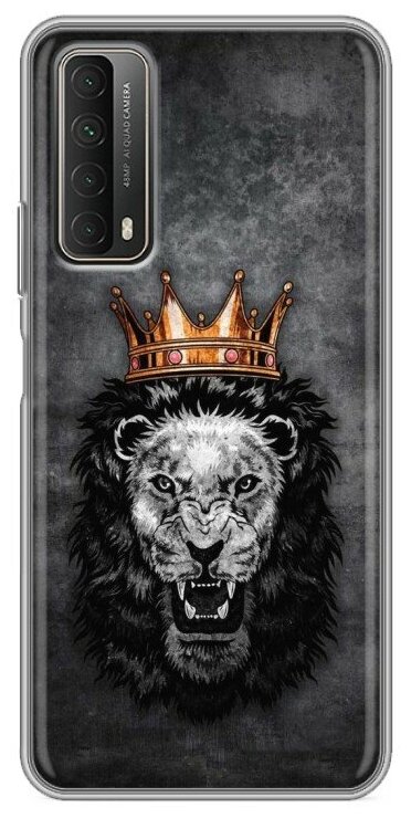Дизайнерский силиконовый чехол для Huawei P Smart 2021 Король лев