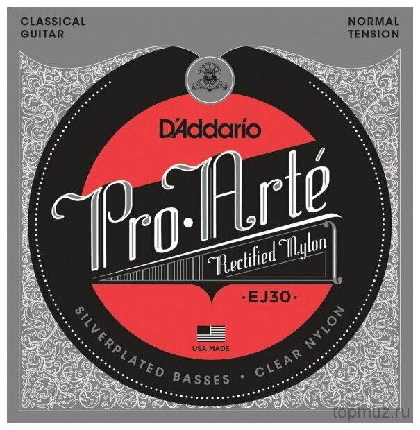 D'ADDARIO EJ30 Normal 28-43 струны для классической гитары