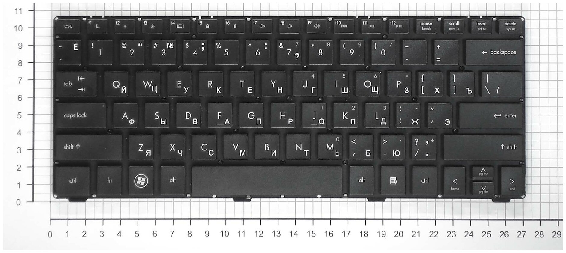 Клавиатура для ноутбука HP ProBook 4230s черная