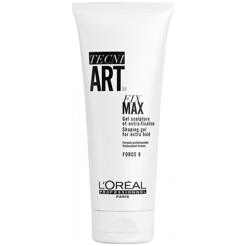 TECNI ART FIX MAX Структурирующий и фиксирующий гель для волос 200мл l oreal professionnel tecni art термо моделирующий спрей для волос pli 190 мл