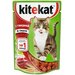 Влажный корм для кошек Kitekat кусочки в соусе с говядиной 28 шт *85 г