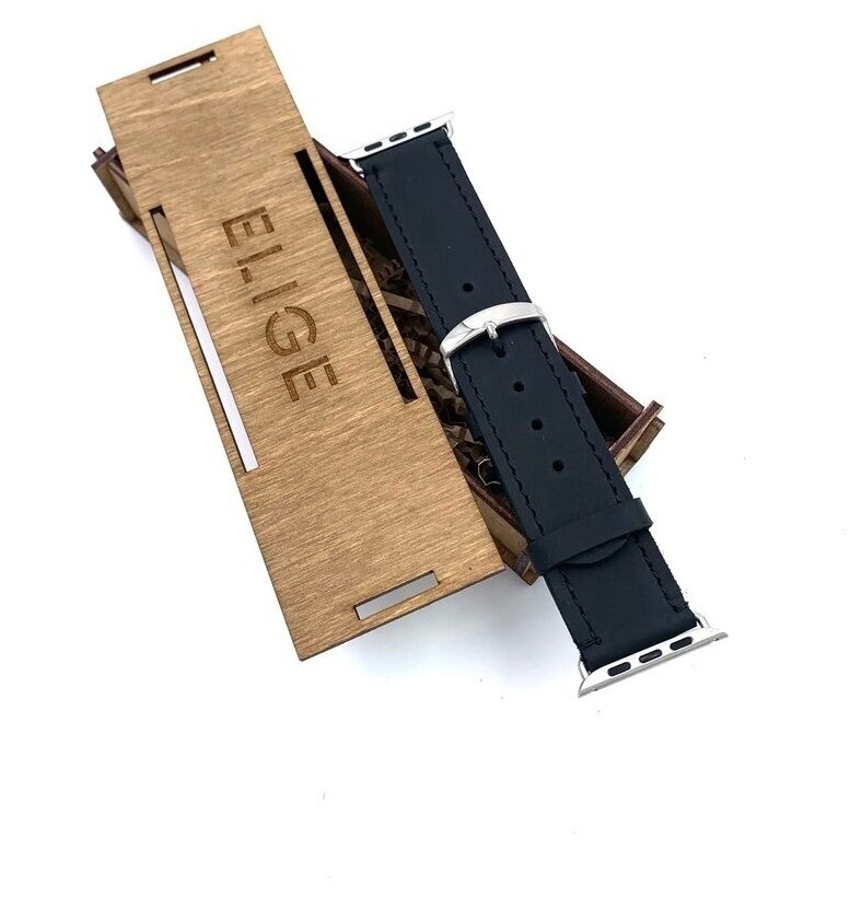 Ремешок ELIGE из натуральной кожи для Apple Watch 42mm&44mm в подарочной коробке