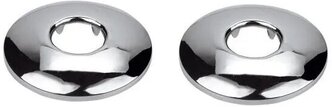 Отражатель сантехнический / чашка декоративная плоский 1" (32 мм) хром 2шт
