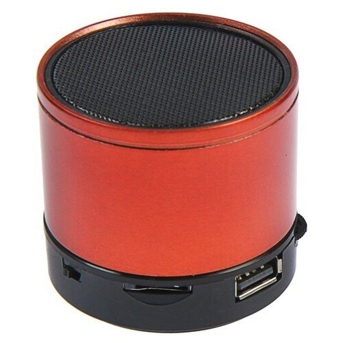 Портативная колонка LuazON Hi-Tech08 3 Вт 300 мАч microSD USB красная 71100₽