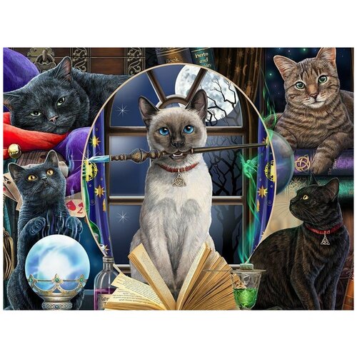 Пазл Super 3D Коллаж Магия кошек, 500 деталей Prime 3D 32564