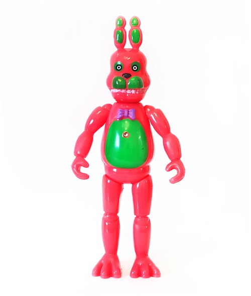 Фигурка аниматроник Бонни Five Nights at Freddys 15см розовый / Коллекционный Аниматроник Кролик Бонни FNAF