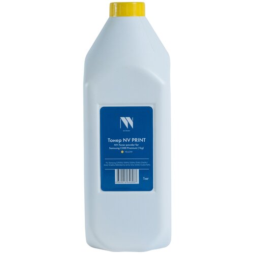 Тонер NV Print NV-C300-PR-1KGY, для Samsung C300, Samsung CLP300, Samsung 300N, Samsung 350N, Samsung 2160, ..., желтый, 1000 г., 1 цвет