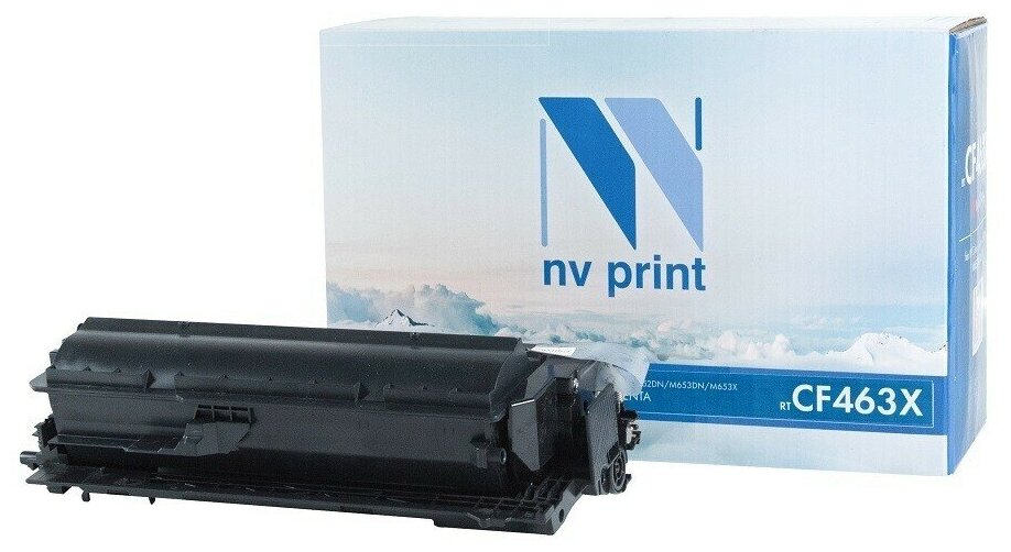 Картридж NV Print CF463X Magenta для принтеров HP Color Laser Jet M652DN/ M653DN/ M653X, 22000 страниц