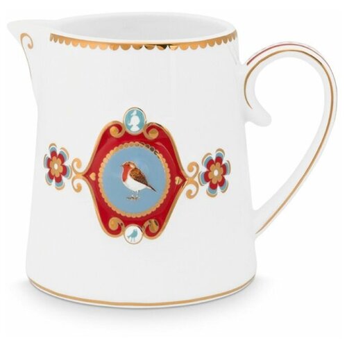 Молочник маленький Pip Studio Love Birds Medallion White, 270 мл, WW.51.007.038