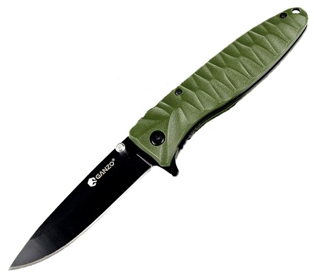 Нож складной GANZO G620 зелeный