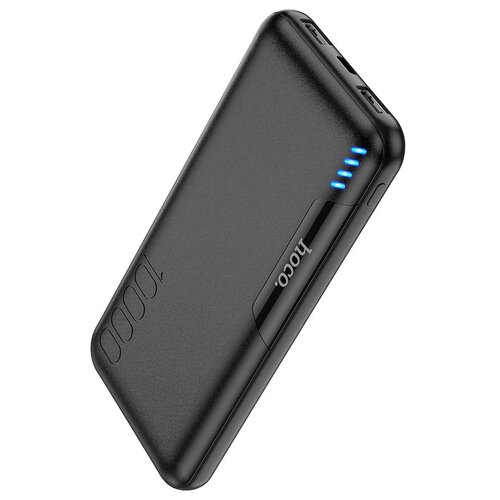 Портативный аккумулятор Hoco J82 Easylink 10000mAh, черный, упаковка: коробка портативный аккумулятор hoco j82 easylink 10000mah белый упаковка коробка