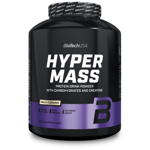 Гейнер BioTechUSA Hyper Mass, 2270 г, ваниль гейнер rps nutrition premium mass gainer 2270 г ваниль