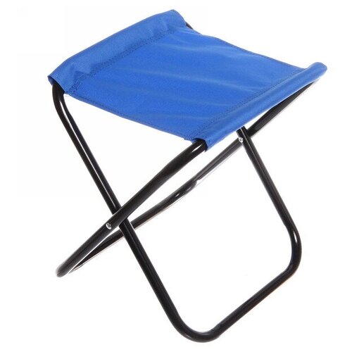 фото Табурет складной до 90кг о-образный 27*31,5*34 см синий vostok