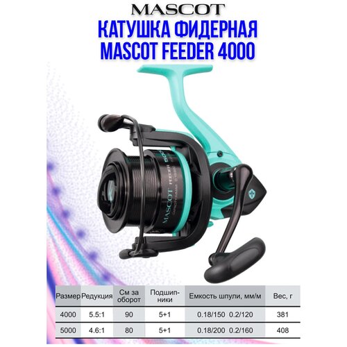 flagman катушка фидерная cast master feeder 5000 ручка вкручивается FLAGMAN Катушка фидерная Mascot Feeder 4000 ручка вкручивается